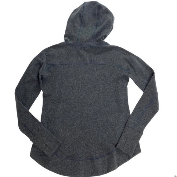 Sweaty Betty Lounge Hoodie In Dark Charcoal Grey - Picture 7 of 9